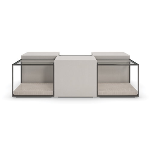 Caracole Classics Block Square Coffee Table | Perigold